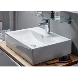 keramische opzetwastafel 54 x 40 cm wit